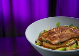 Grill Salmon Avocado Salad